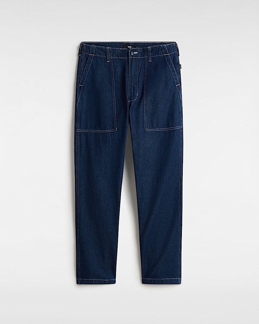 Fatigue Tapered Denim Trousers VANS Blue HERO