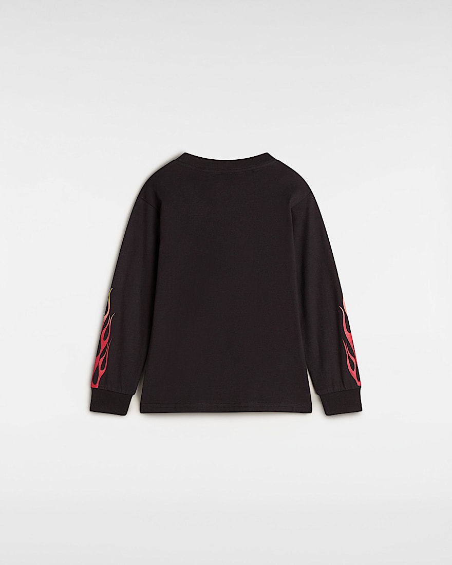 Kleine Kinder Flame Thrower Langarmshirt 28 Jahre VANS Schwarz ALT1