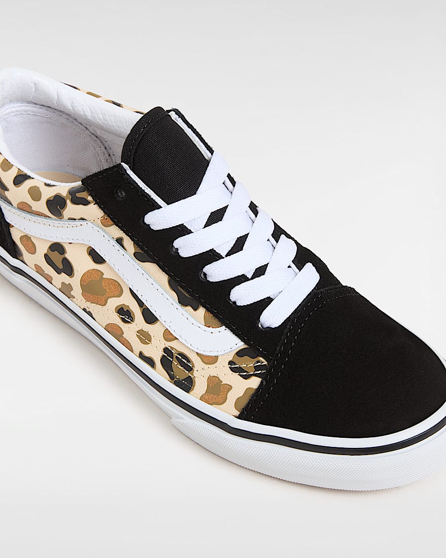 Kinder Old Skool Schuhe 814 Jahre VANS SchwarzBraun ALT3