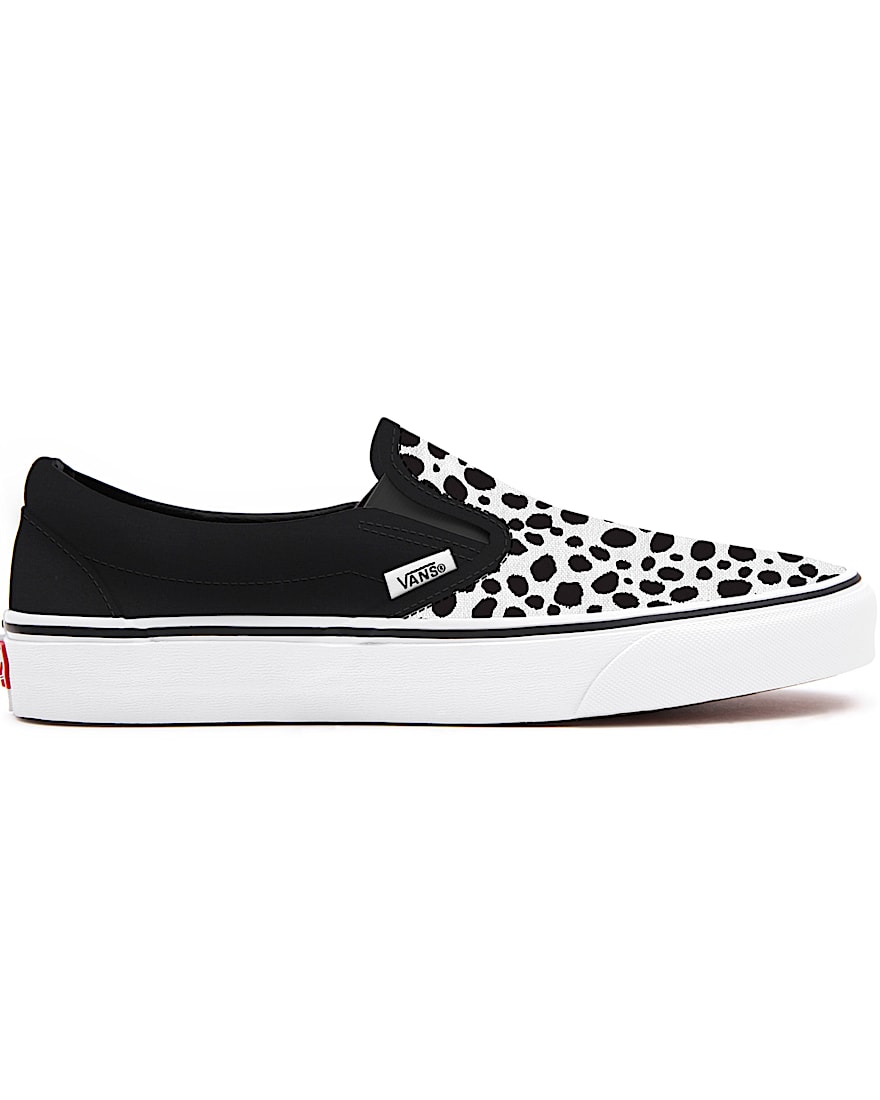 Kinder Personalisierbare Dalmatian SlipOn 48 Jahre VANS SchwarzWei ALT1