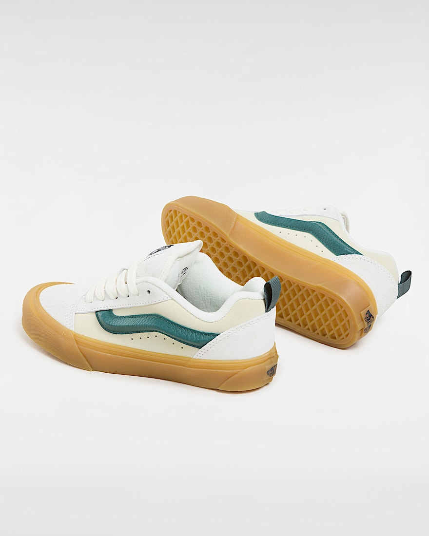 Knu Skool Shoes VANS GreenWhite ALT2