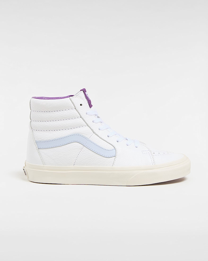 Sk8Hi Premium Lederschuhe VANS WeiBlau HERO