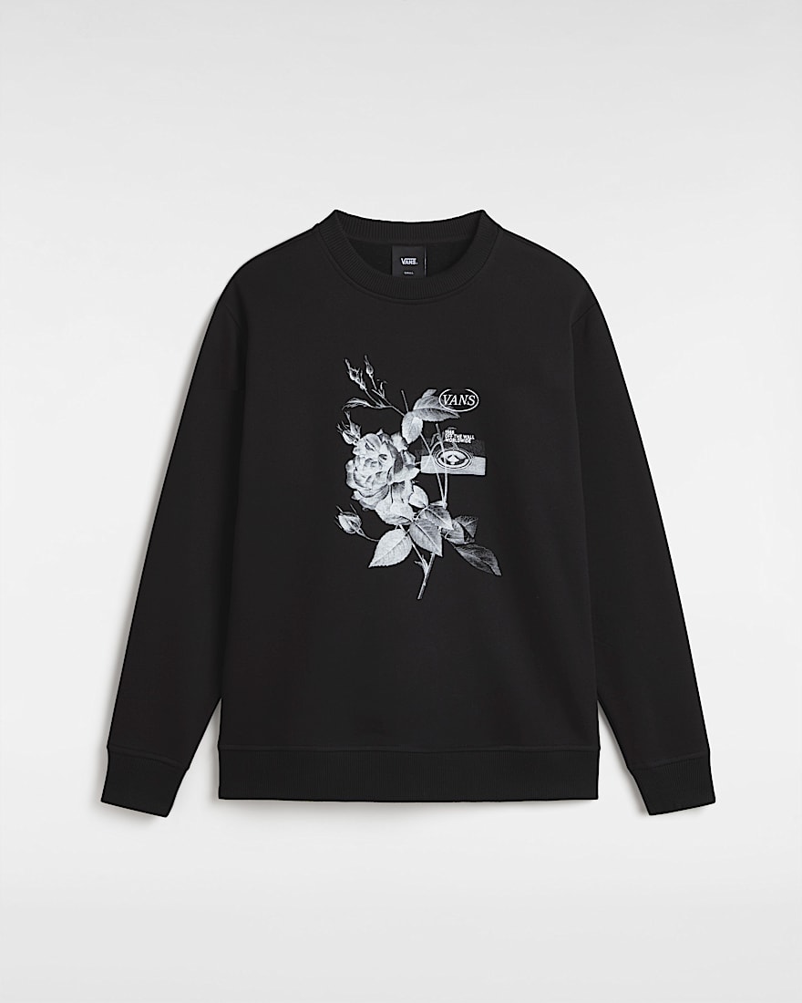 Damast Crew Sweatshirt VANS Schwarz HERO