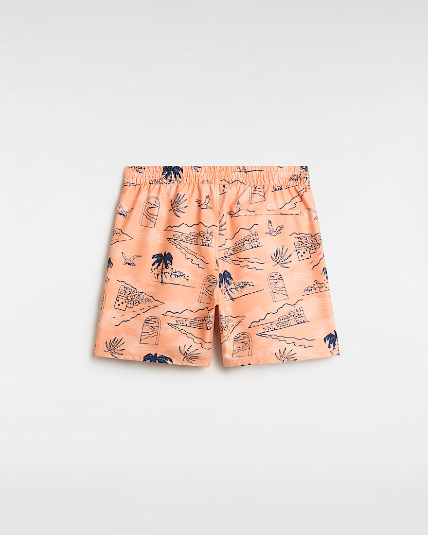 Primary Print Elastic Boardshorts