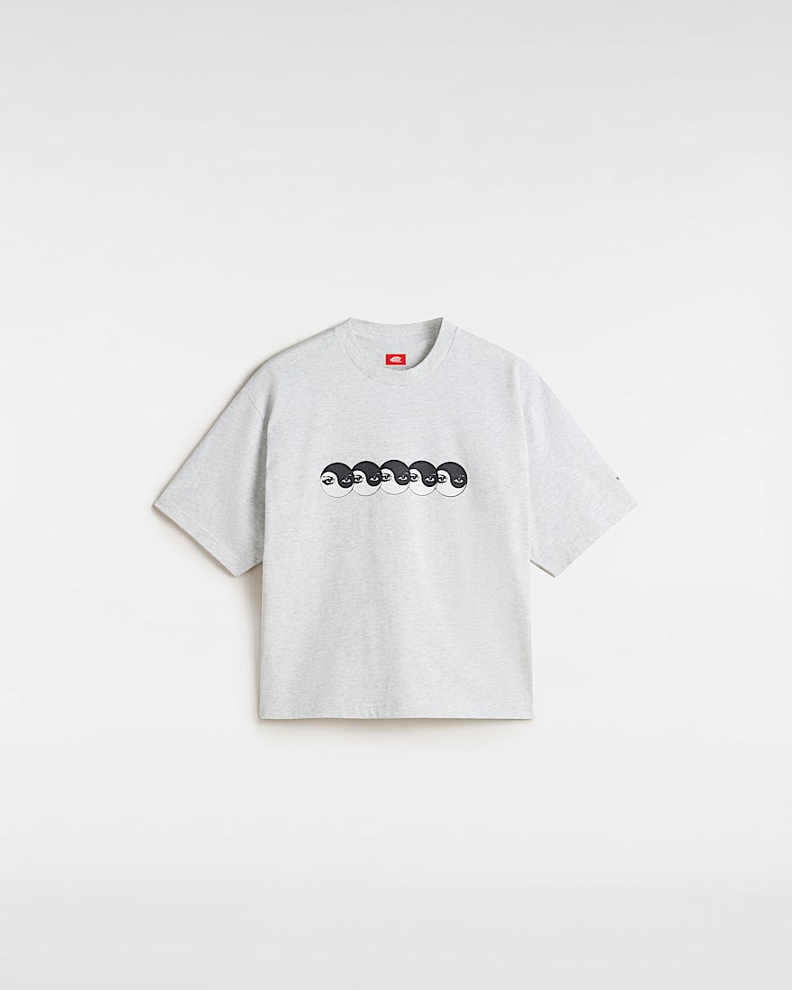 Skate Ying Yang Eyes TShirt VANS Grau HERO