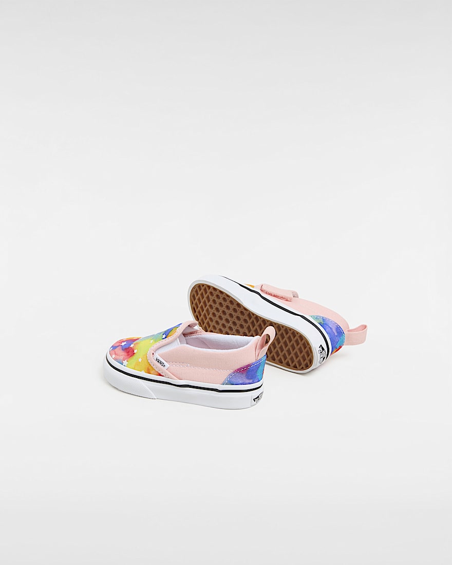 Kleinkinder SlipOn V Glitter Schuhe mit Klettverschluss 14 Jahre VANS Rosa ALT2