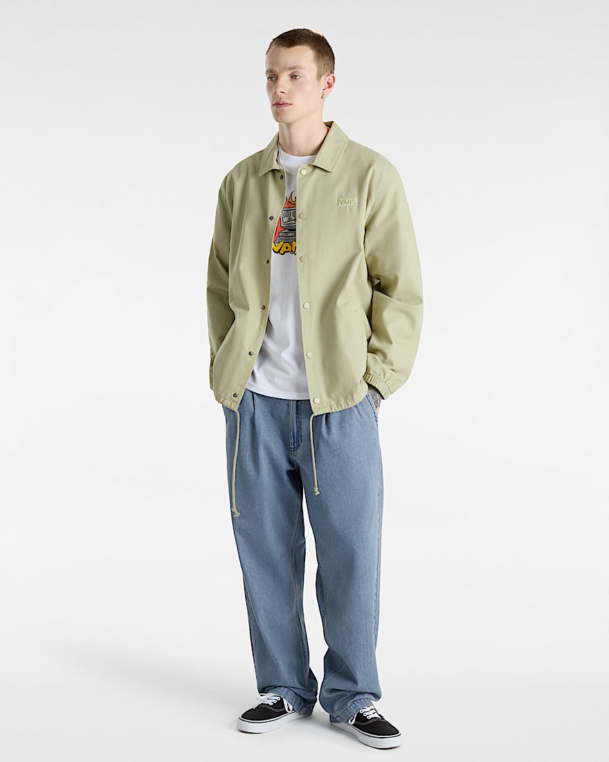 Authentic Chino Loose Tapered Pleated Spijkerbroek