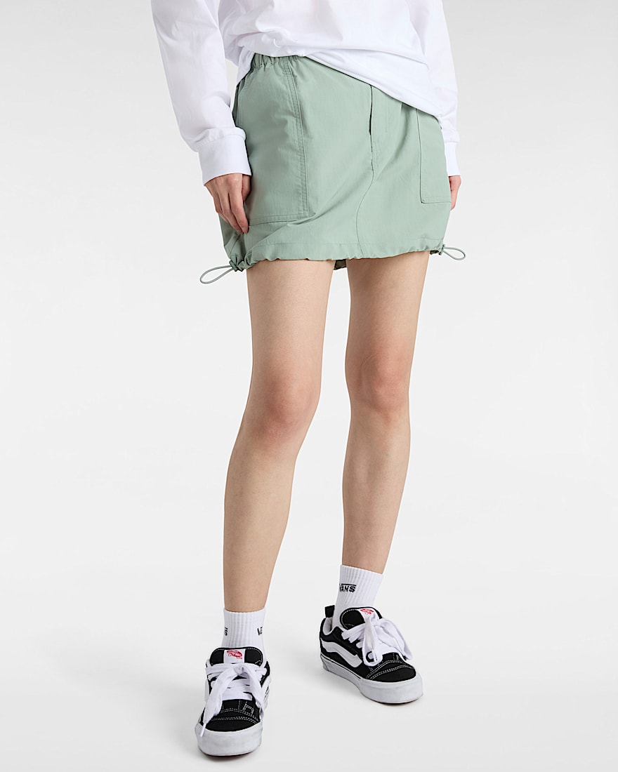 Riley Minirock aus Nylon VANS Grn ALT2