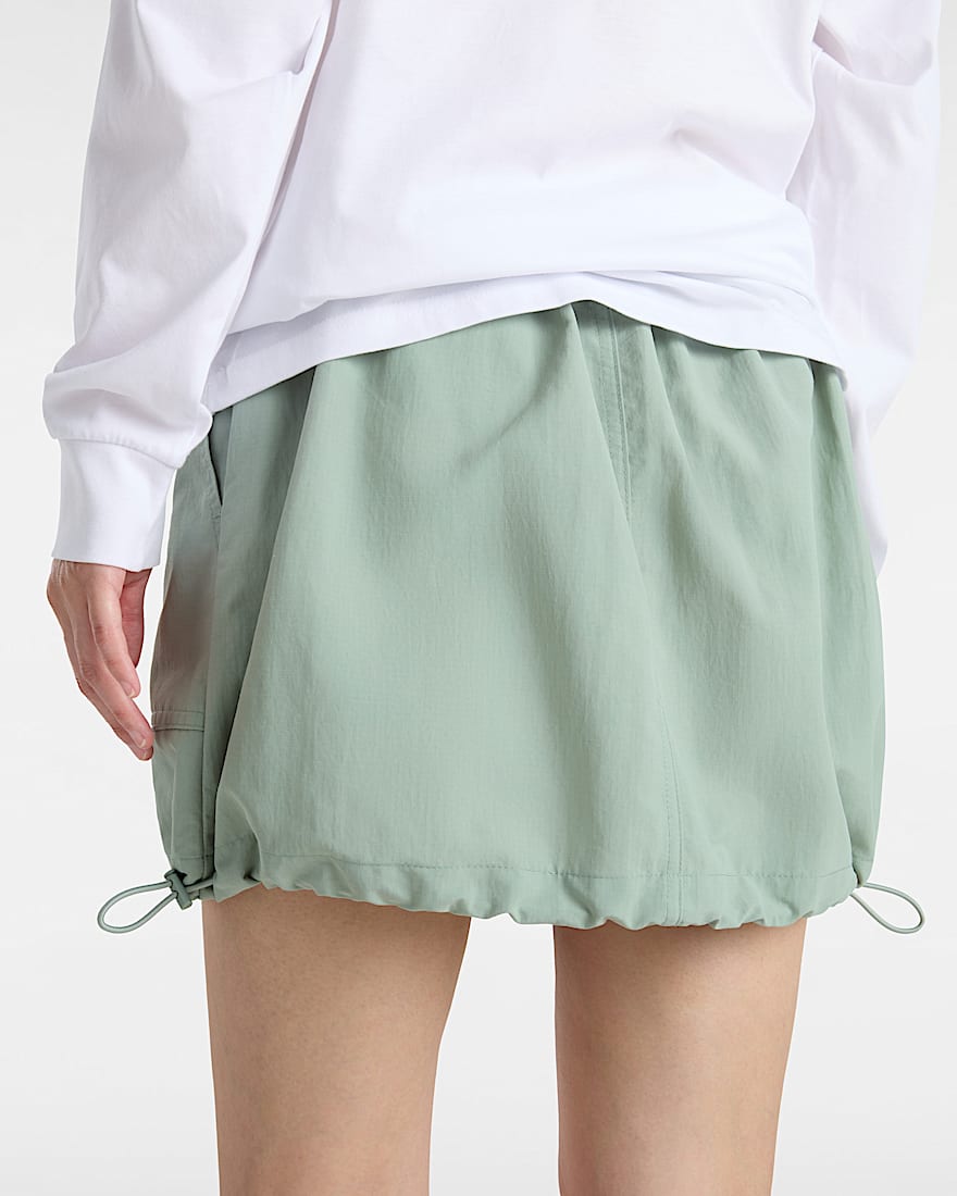 Riley Minirock aus Nylon VANS Grn ALT7