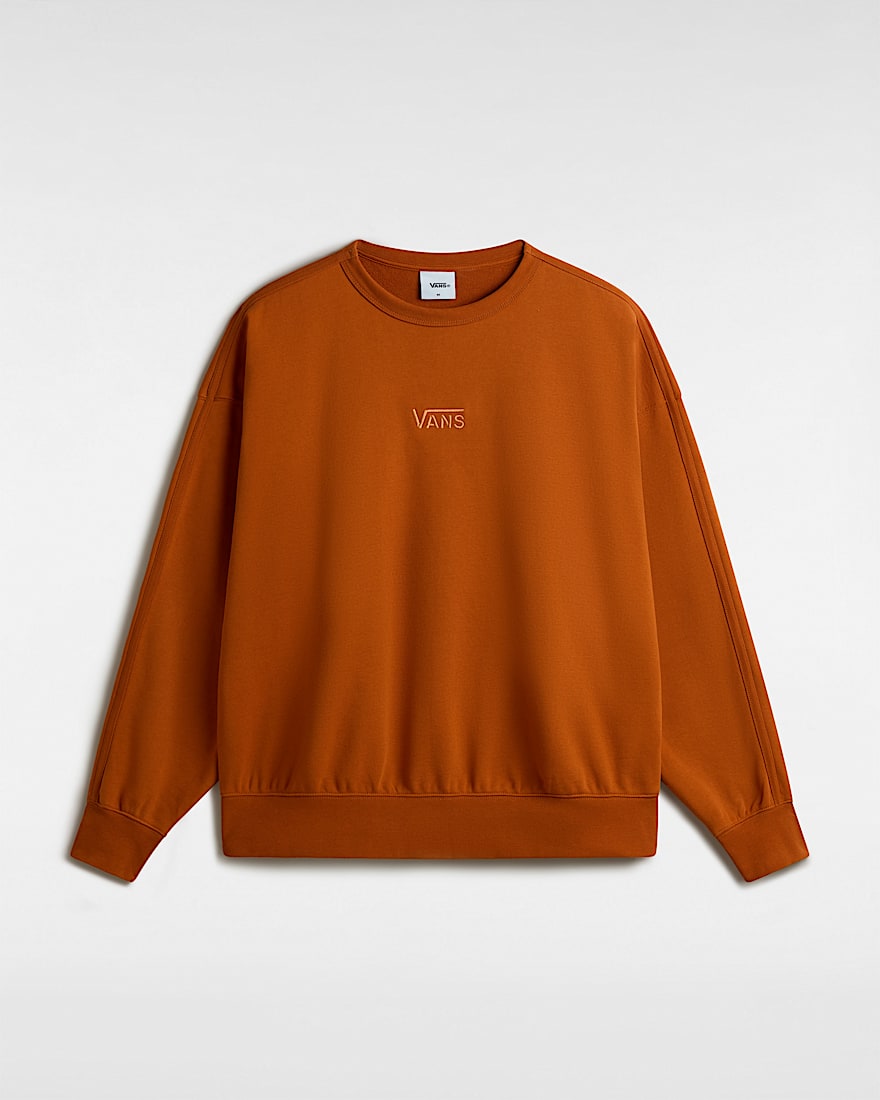 Premium Logo Crew Sweatshirt VANS Orange HERO