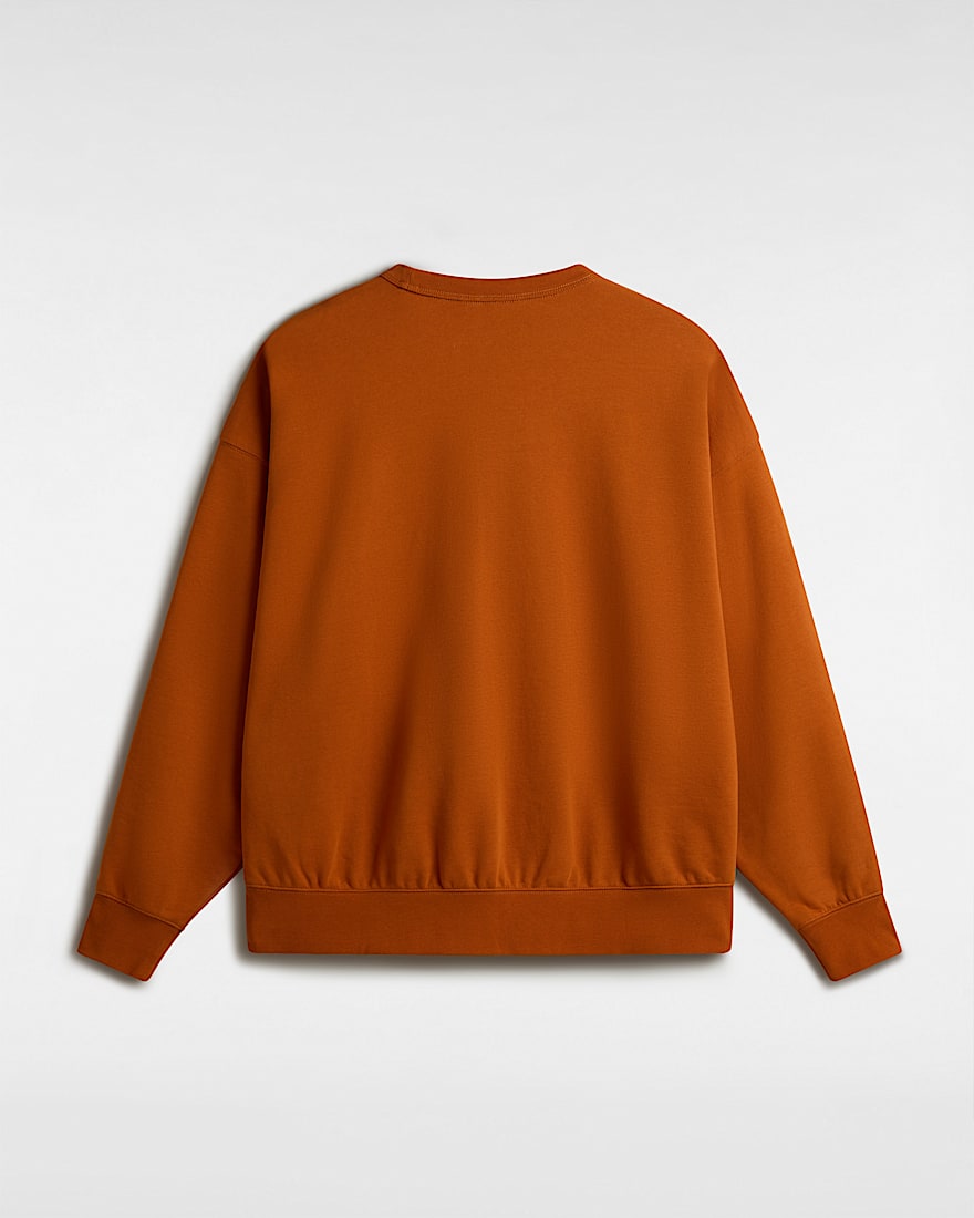 Premium Logo Crew Sweatshirt VANS Orange ALT1