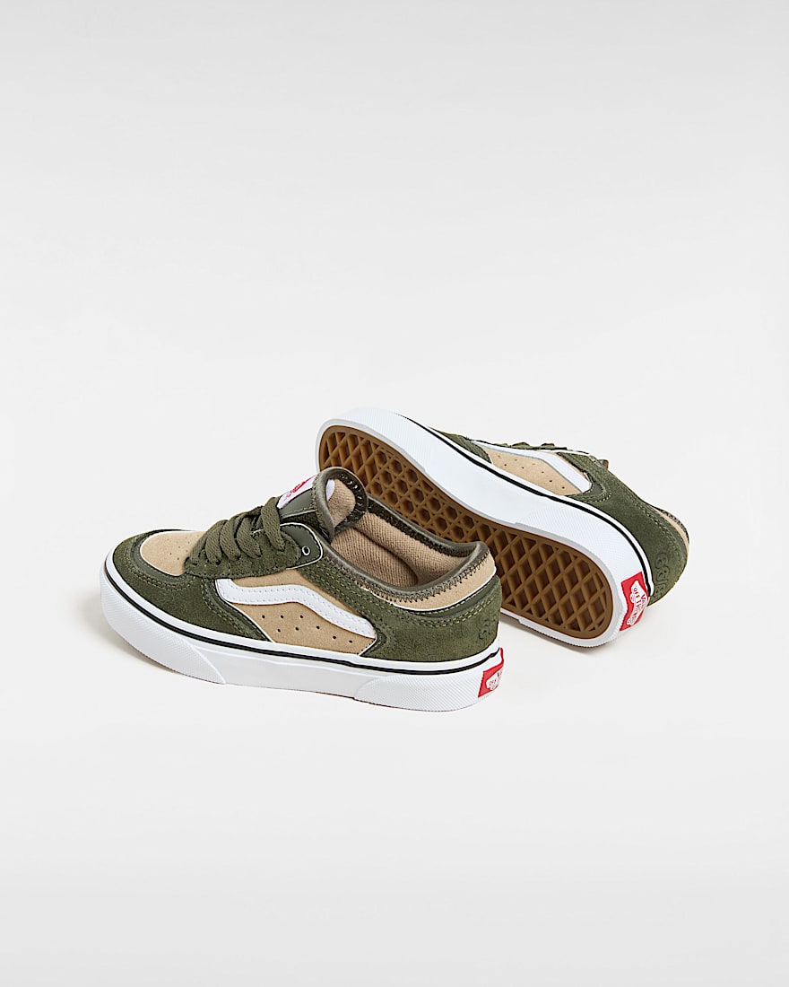 Kleine Kinder Rowley Schuhe 48 Jahre VANS Grn ALT2