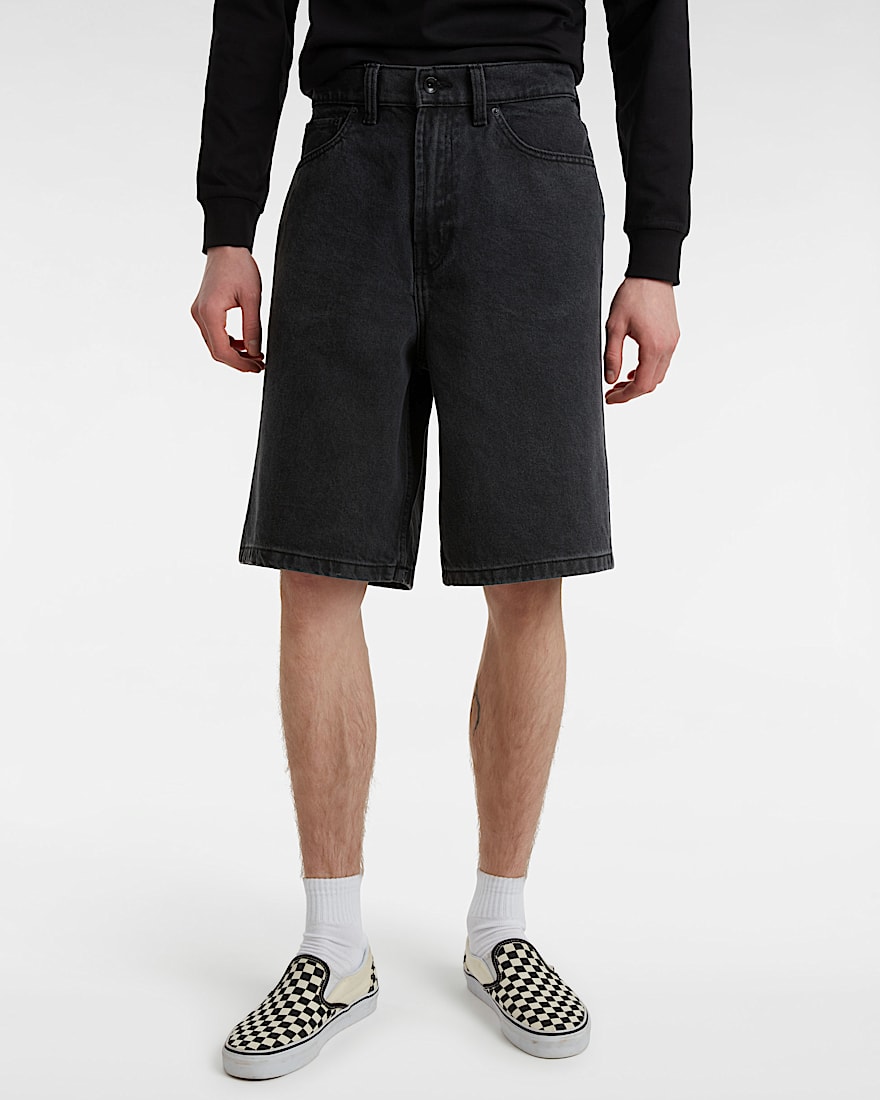 Check5 BaggyDenimShorts VANS Schwarz ALT2