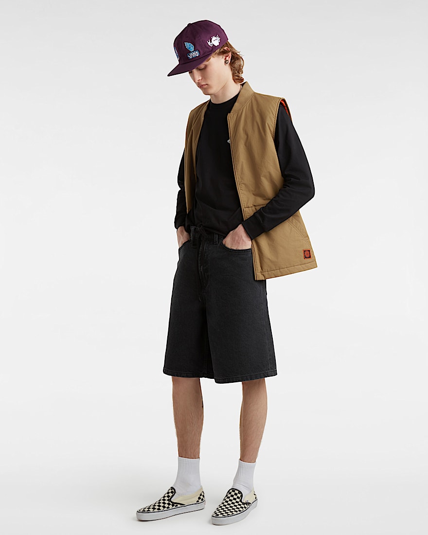 Check5 BaggyDenimShorts VANS Schwarz ALT5