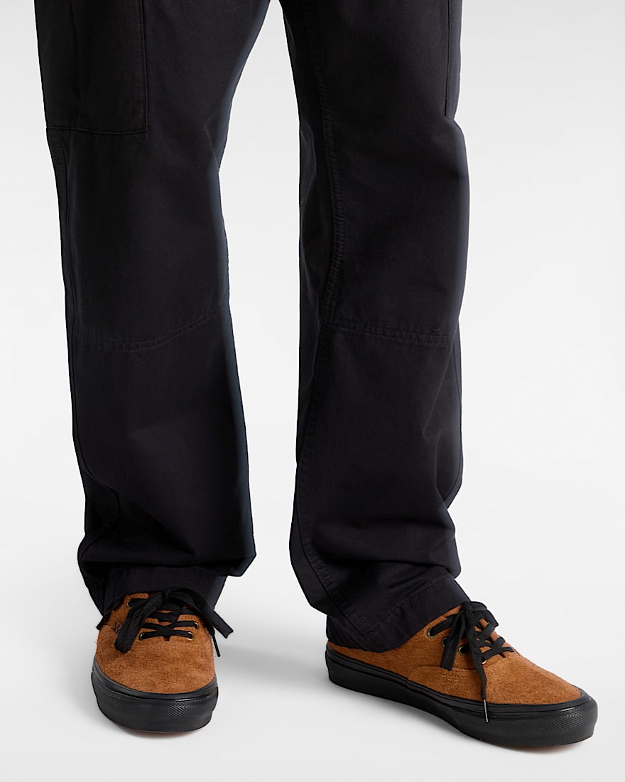 Skate Authentic Hairy Suede Shoe VANS Orange ALT4