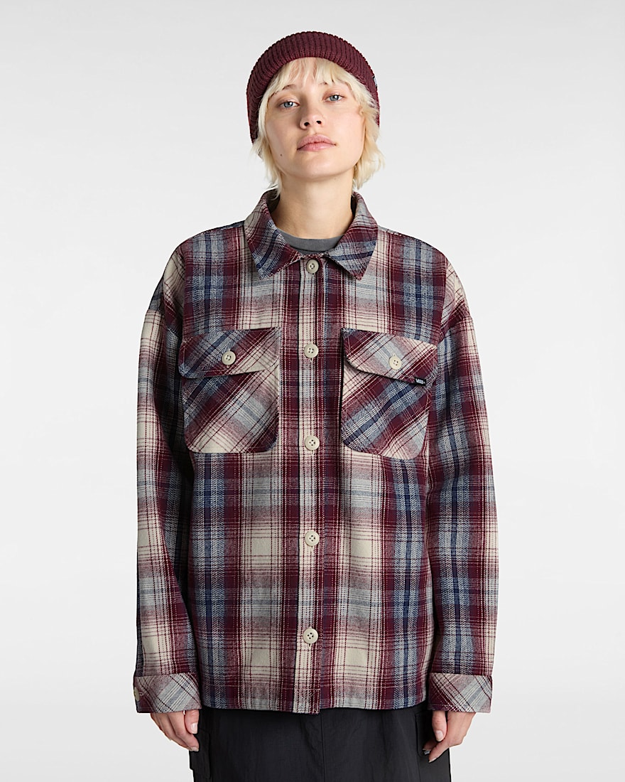 Gewebte Eliza Hemdjacke VANS Bordeaux ALT2