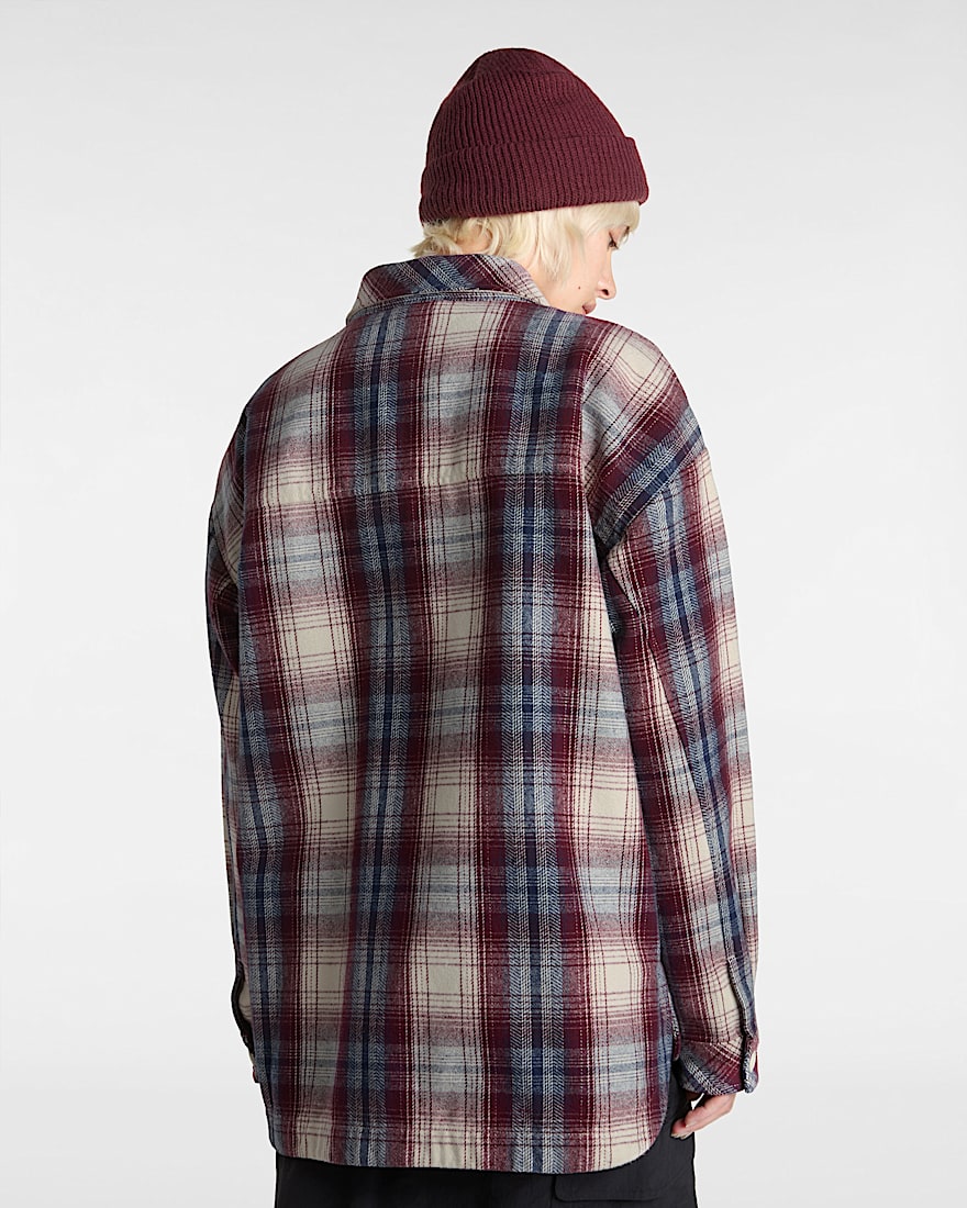 Gewebte Eliza Hemdjacke VANS Bordeaux ALT5