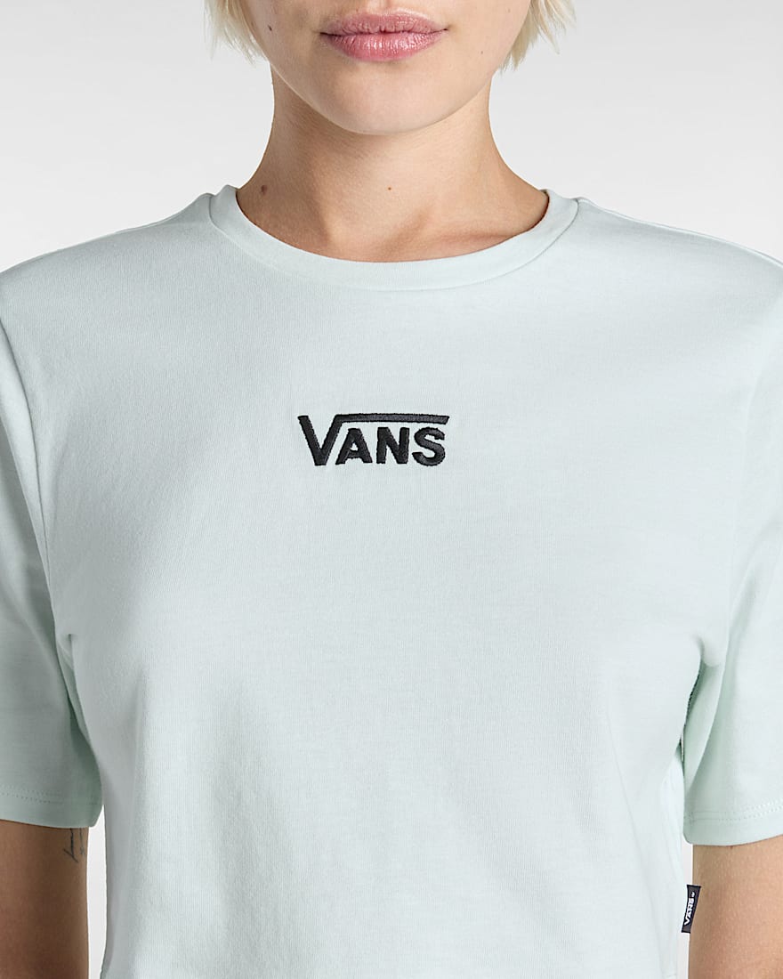 Flying V Crew Crop II TShirt VANS Grn ALT5
