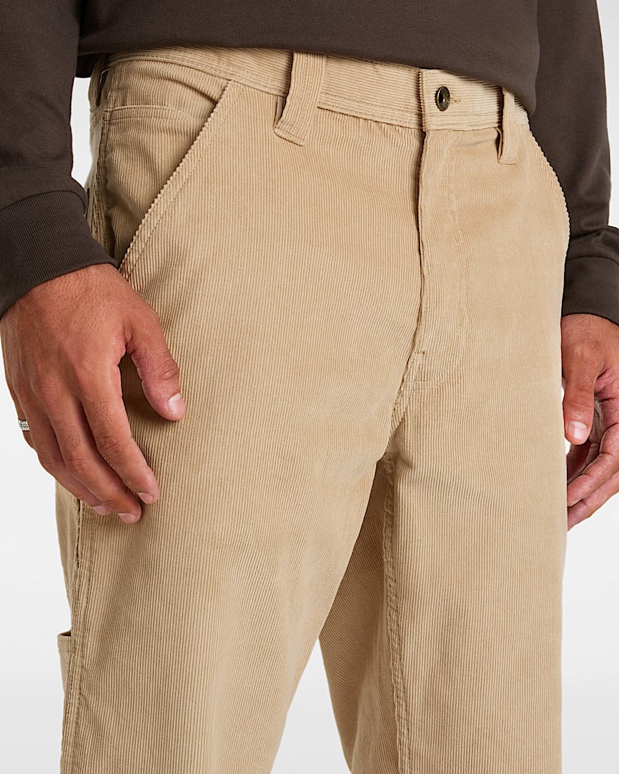 Drill Chore Carpenter Relaxed Cord Pants