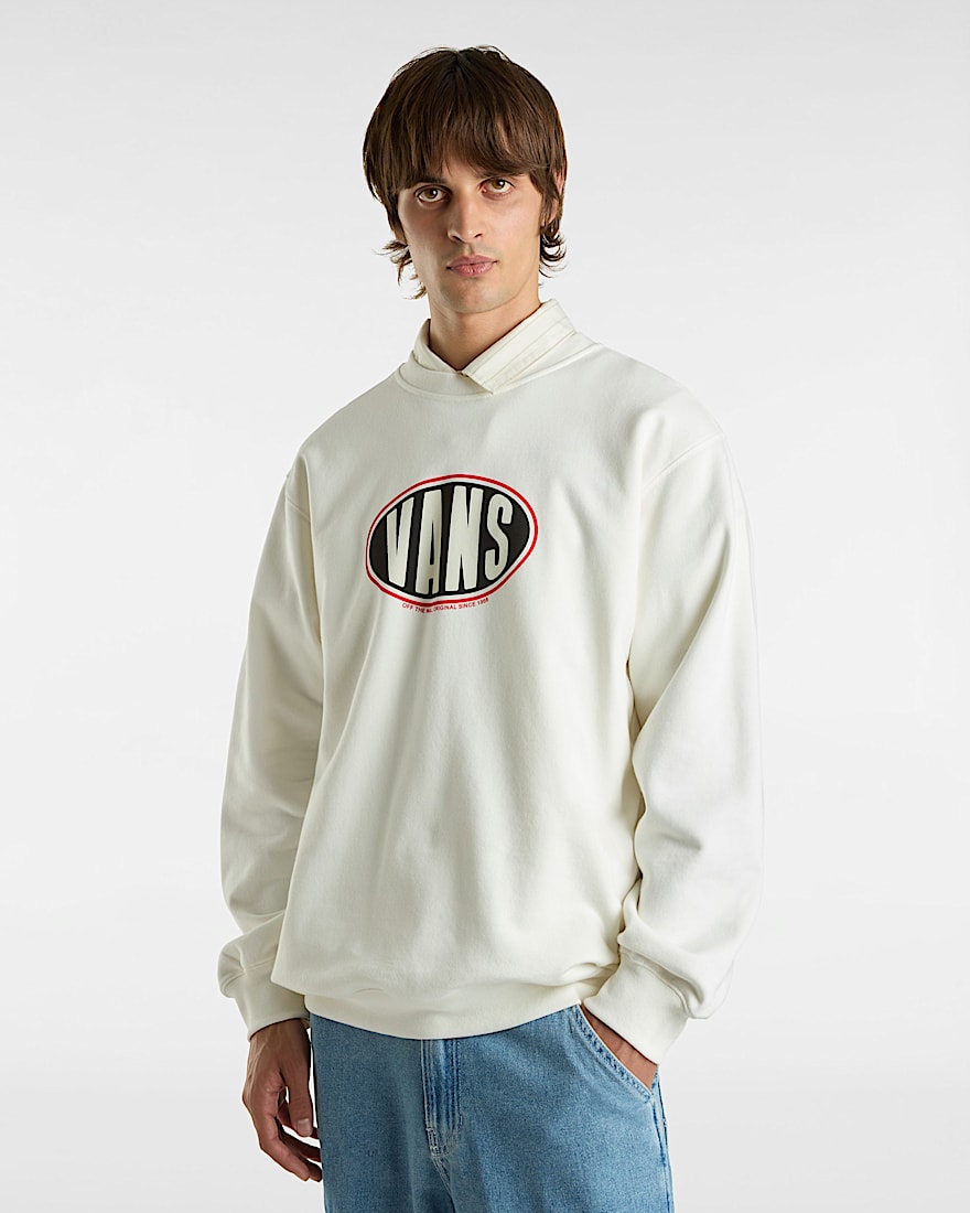 Spray On Loose RundhalsSweatshirt VANS Wei ALT2