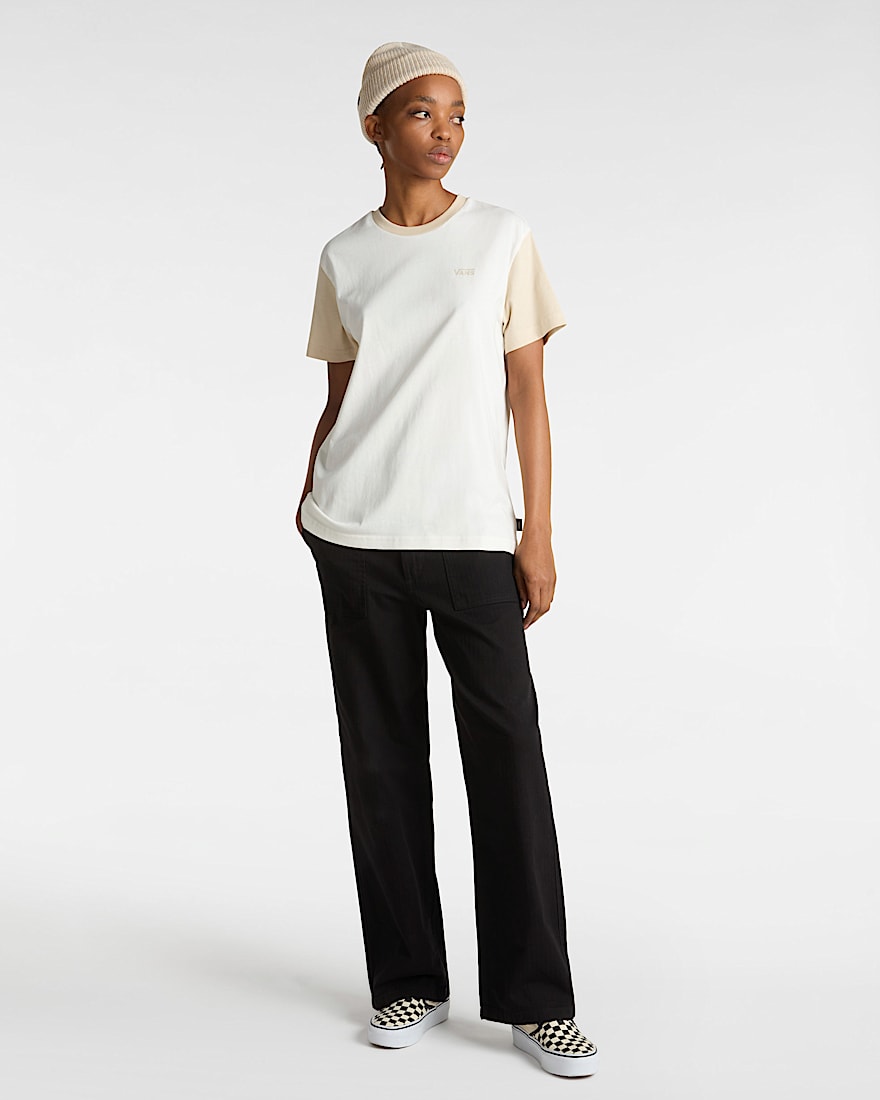 Colorblock TShirt VANS Beige ALT4