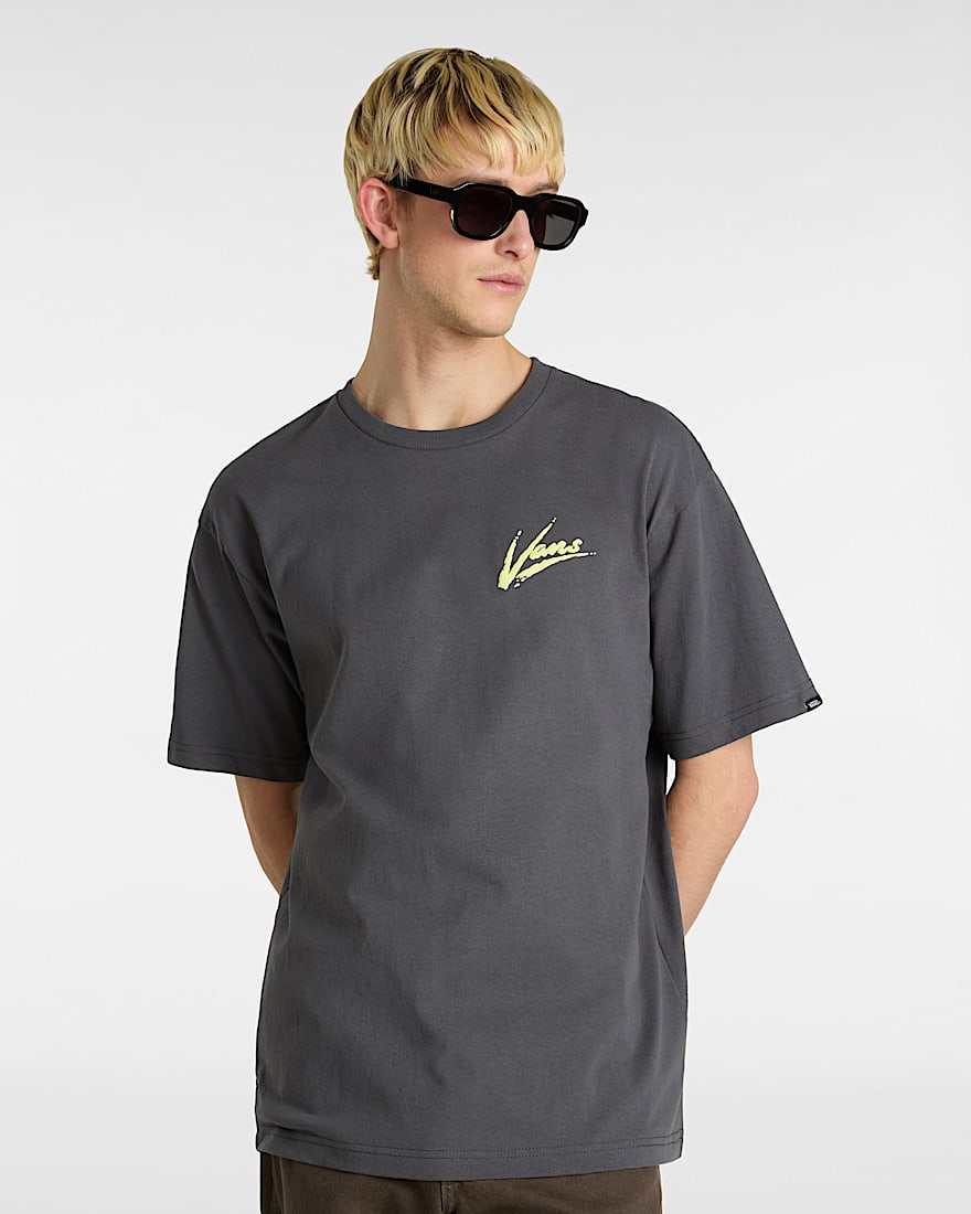 Brush Script TShirt VANS Braun ALT2