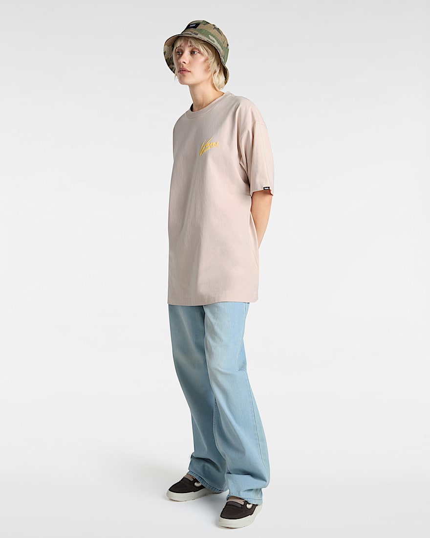 Brush Script TShirt VANS Rosa ALT3
