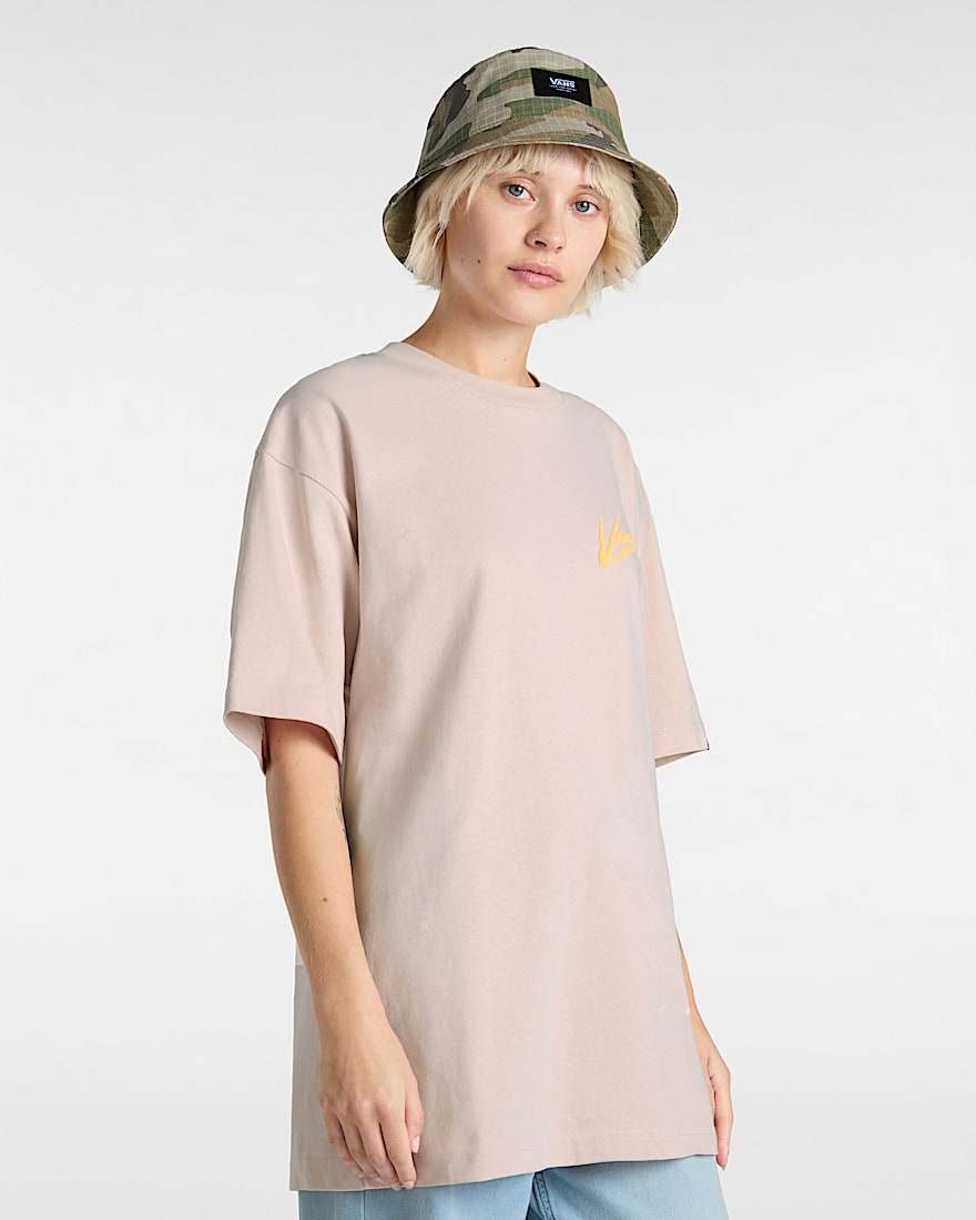 Brush Script TShirt VANS Rosa ALT7