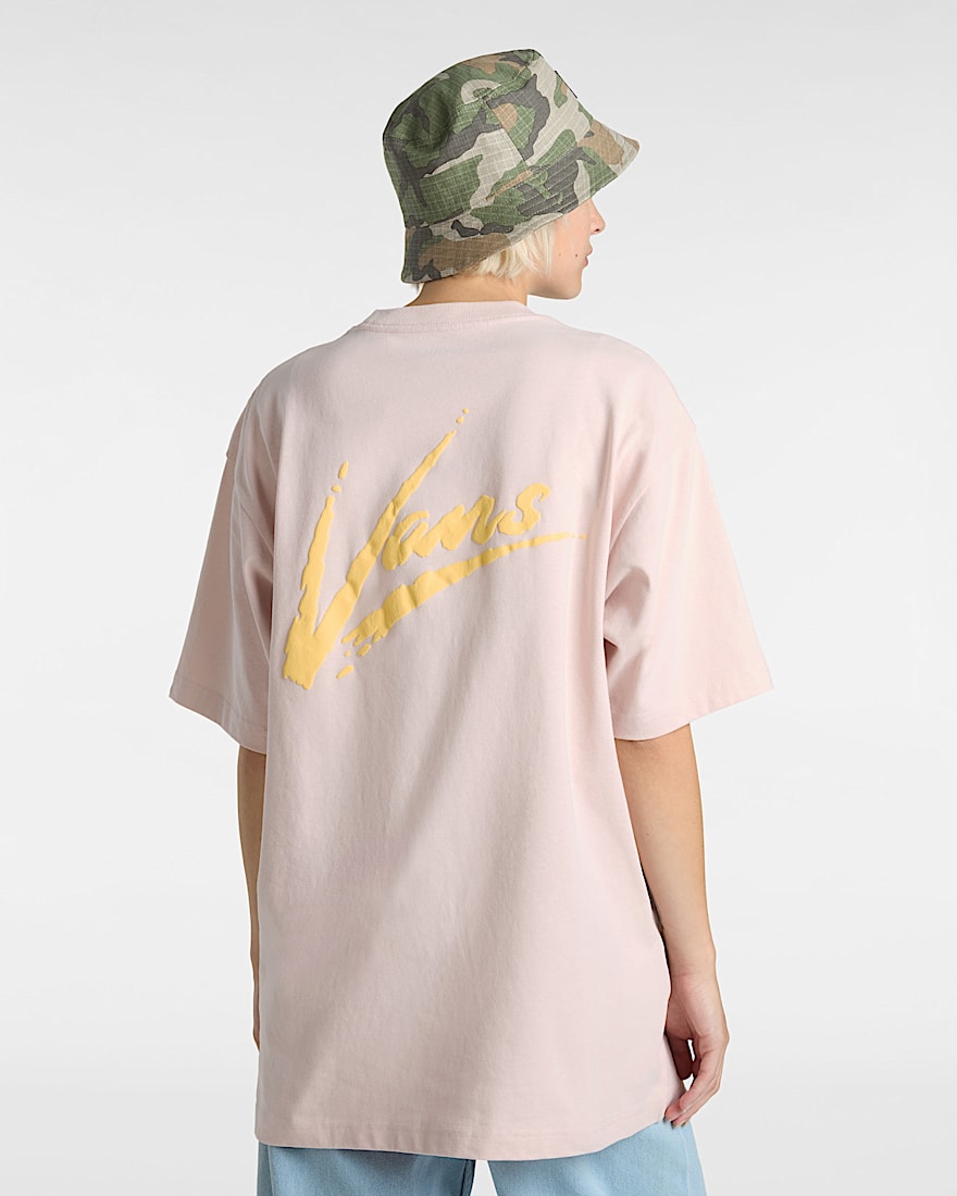 Brush Script TShirt VANS Rosa ALT8