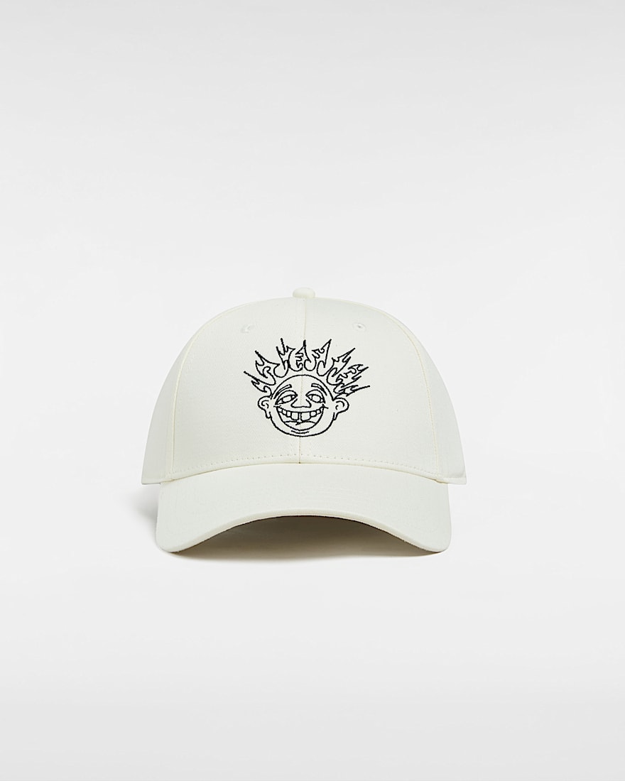 Skate Smile Spike Curve Bill Hat