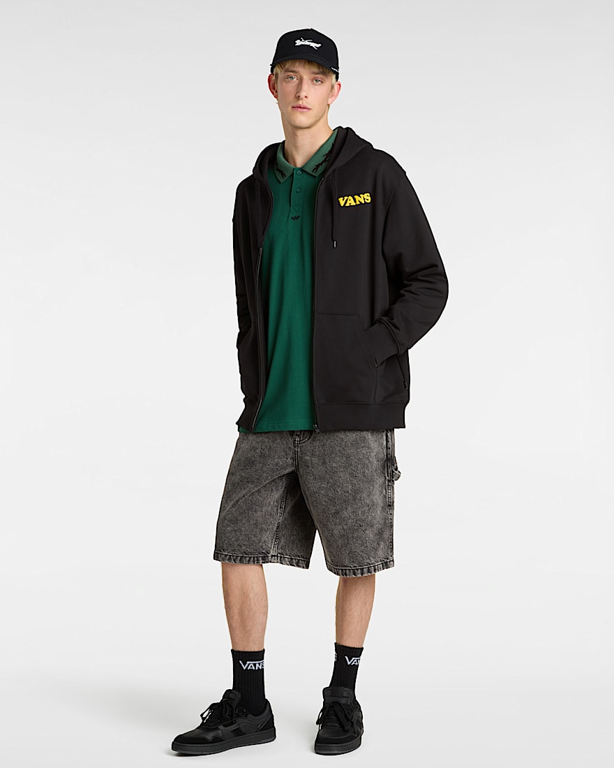 Skate Polohemd aus Netzstoff VANS Grn ALT4