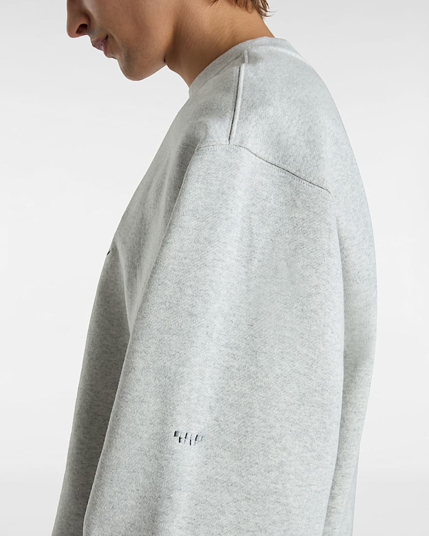 Skate Smile Spike RundhalsSweatshirt VANS Grau ALT7