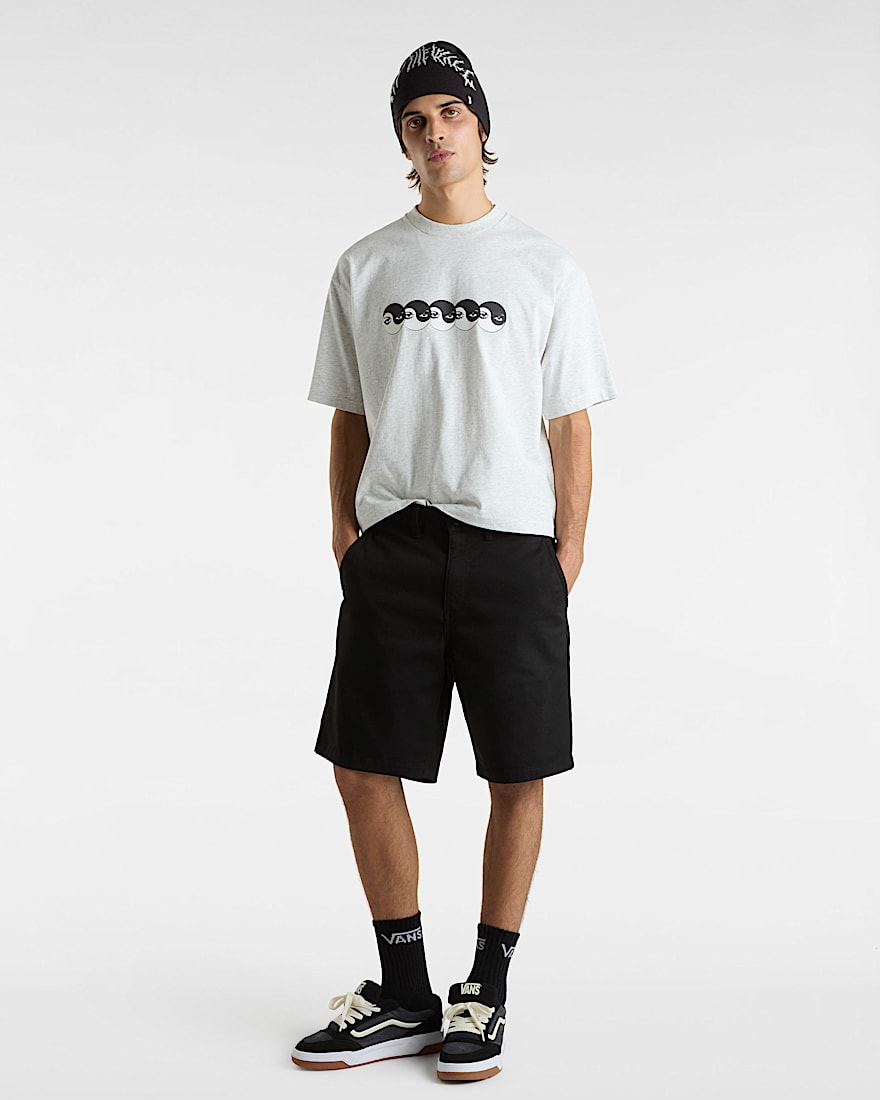 Skate Ying Yang Eyes TShirt VANS Grau ALT2