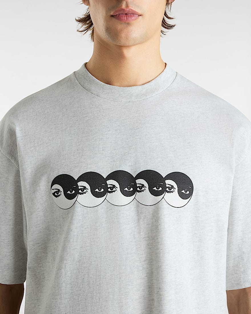 Skate Ying Yang Eyes TShirt VANS Grau ALT6