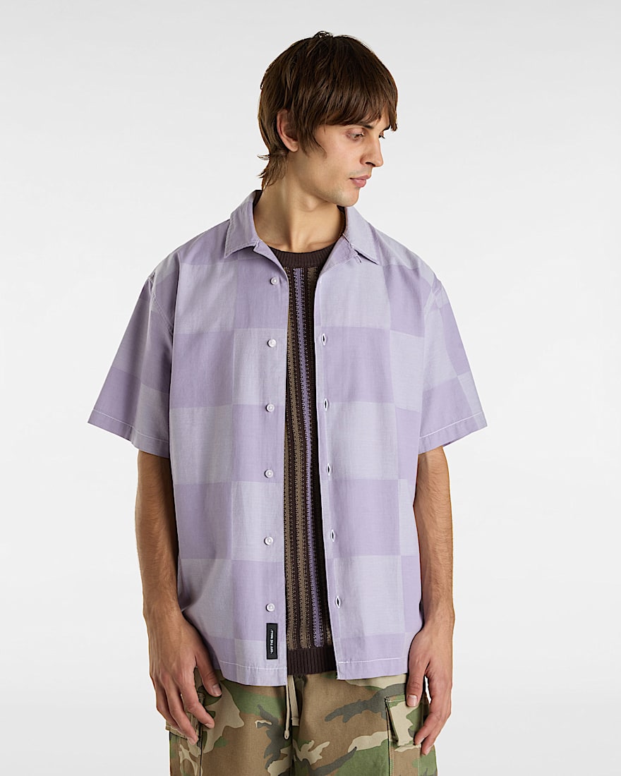 Kessler Checkerboard TShirt VANS Violett ALT2