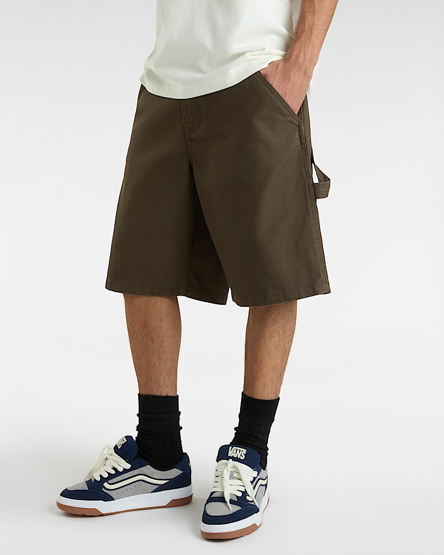 Drill Chore Carpenter Canvas Shorts VANS Braun ALT2