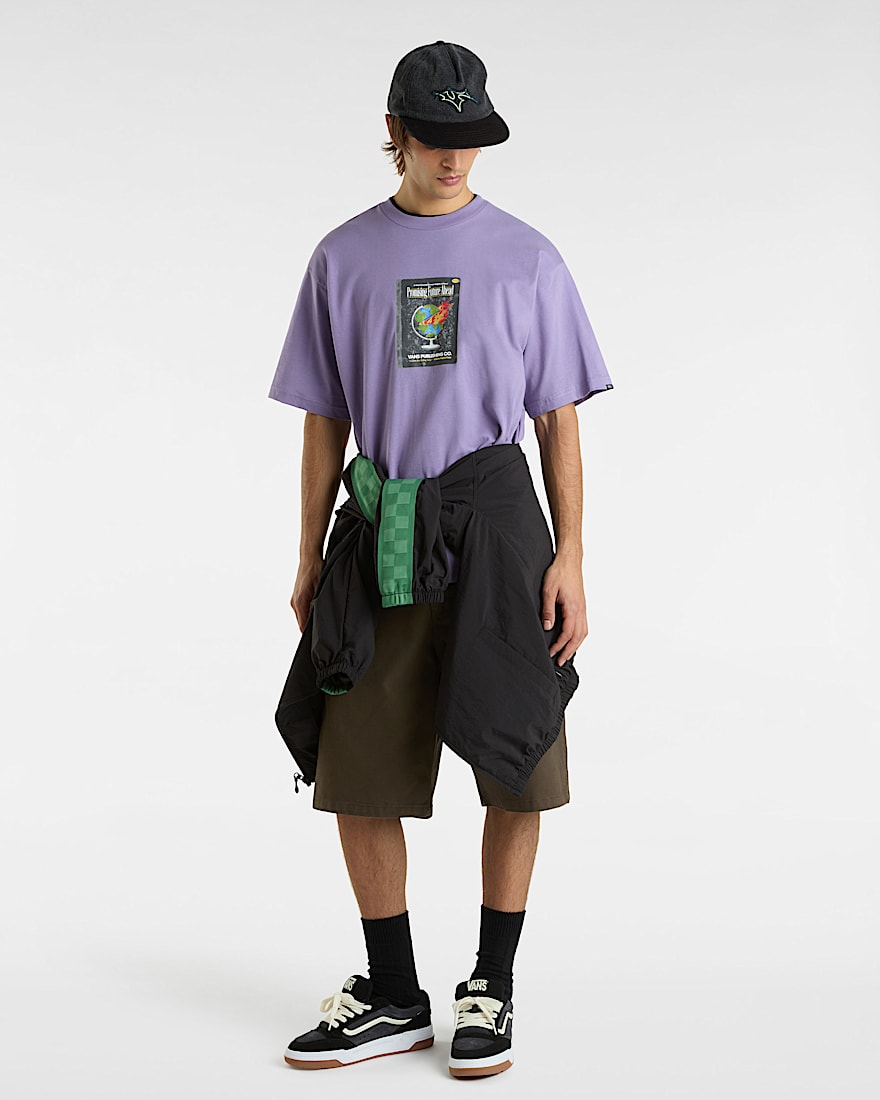 Paperback Writer TShirt VANS Violett ALT4