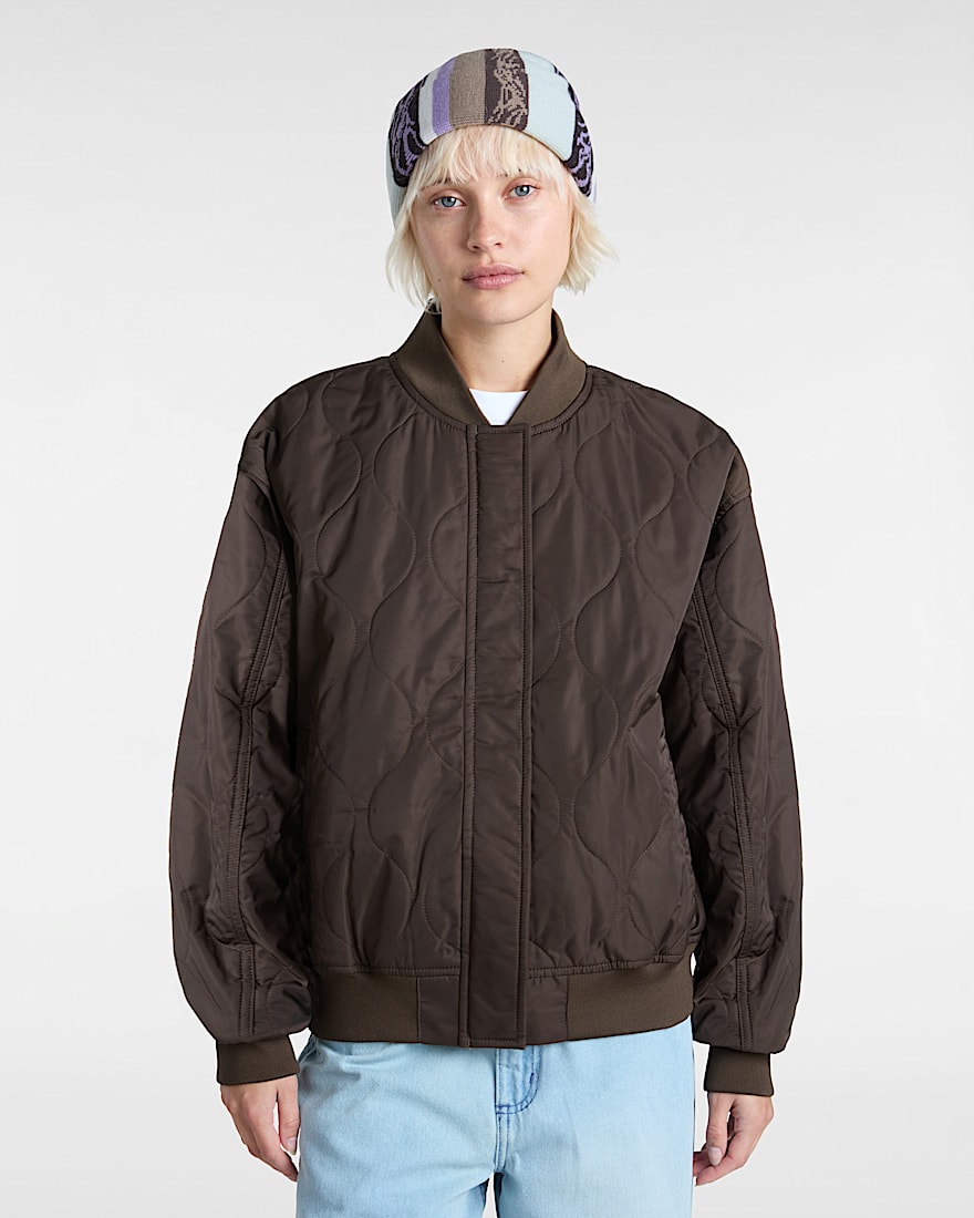 Bennet Quilted Bomberjacke VANS Braun ALT2