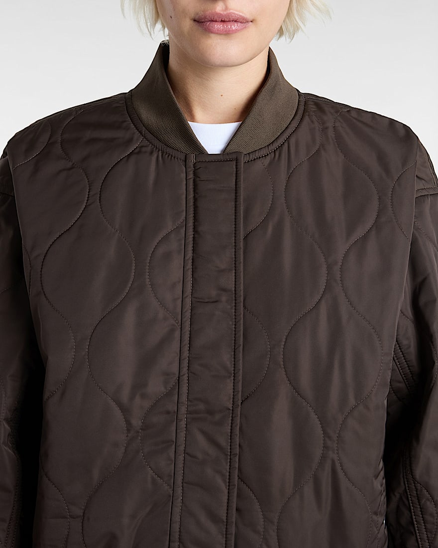 Bennet Quilted Bomberjacke VANS Braun ALT6