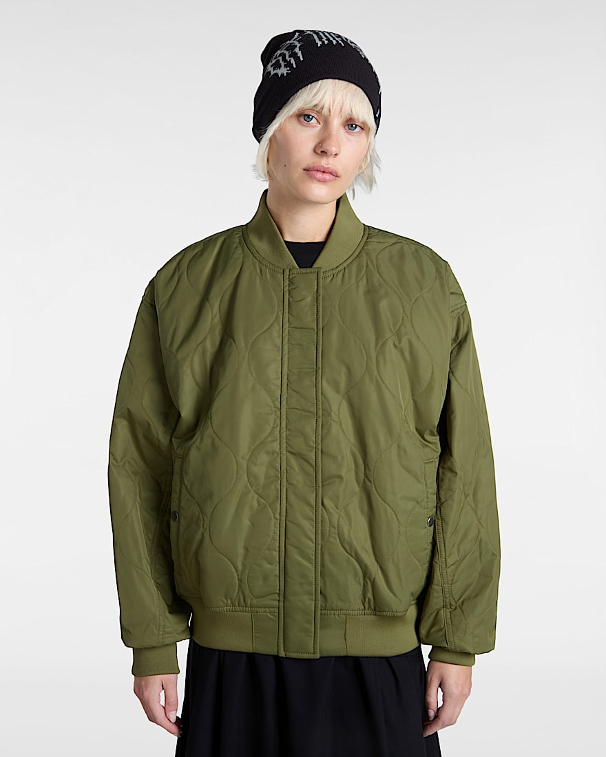 Bennet Quilted Bomberjacke VANS Grn ALT2