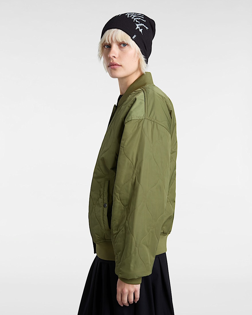 Bennet Quilted Bomberjacke VANS Grn ALT4