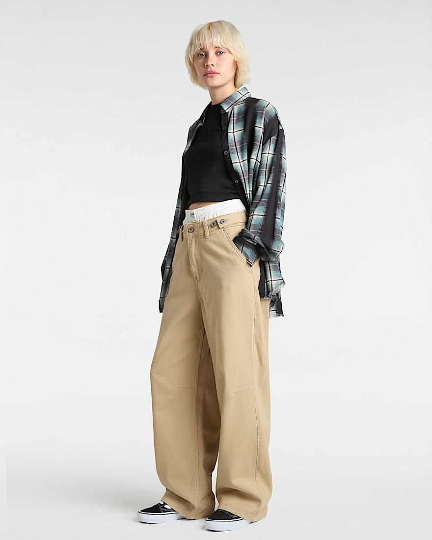 Alicia Checkerboard Boxer Shorts