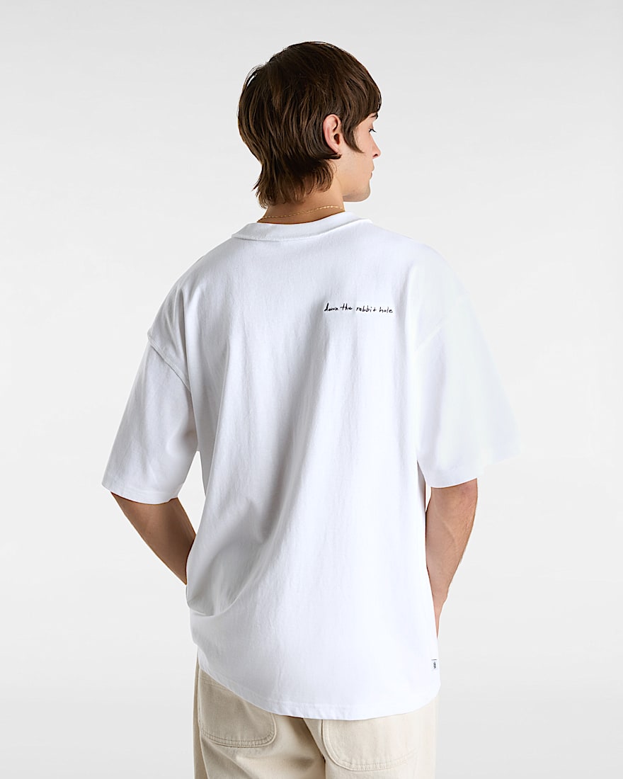 Premium Down the rabbit Hole TShirt VANS White ALT3