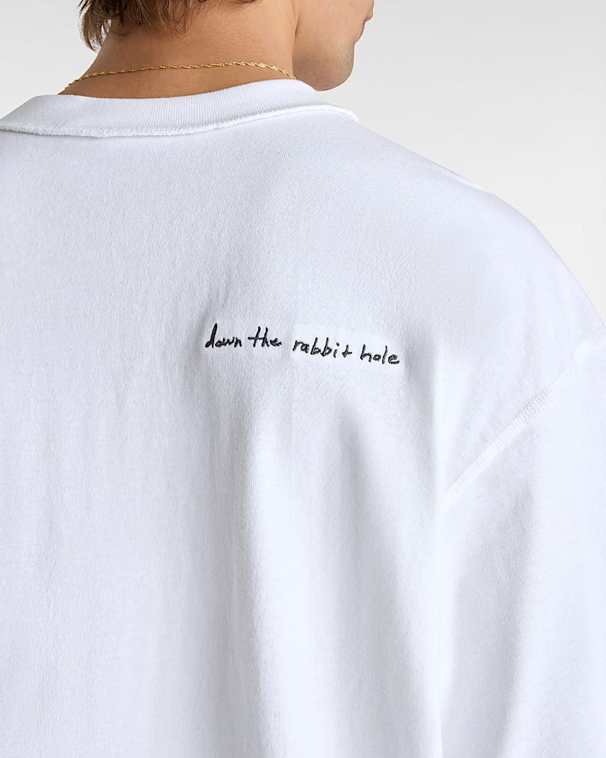 Premium Down the rabbit Hole TShirt VANS White ALT6