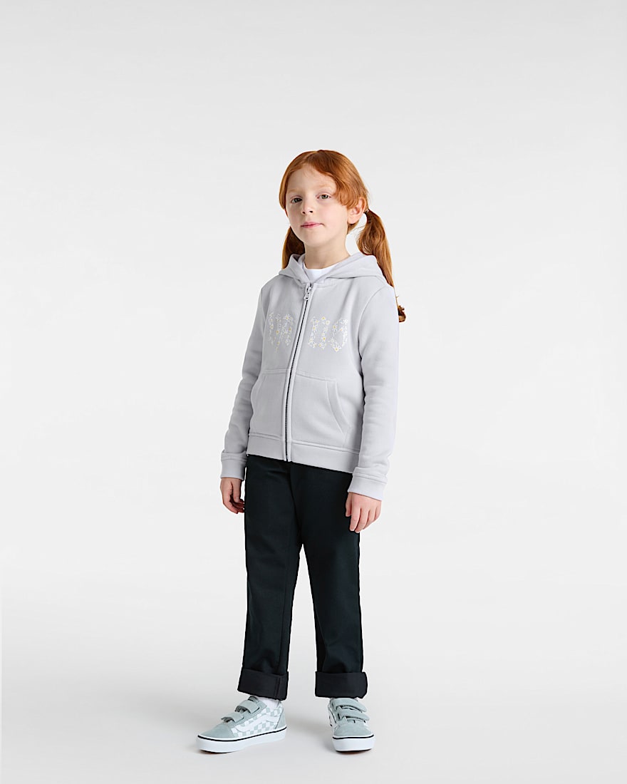 Kleine Kinder Daisy Break Hoodie 28 Jahre VANS Grau ALT5
