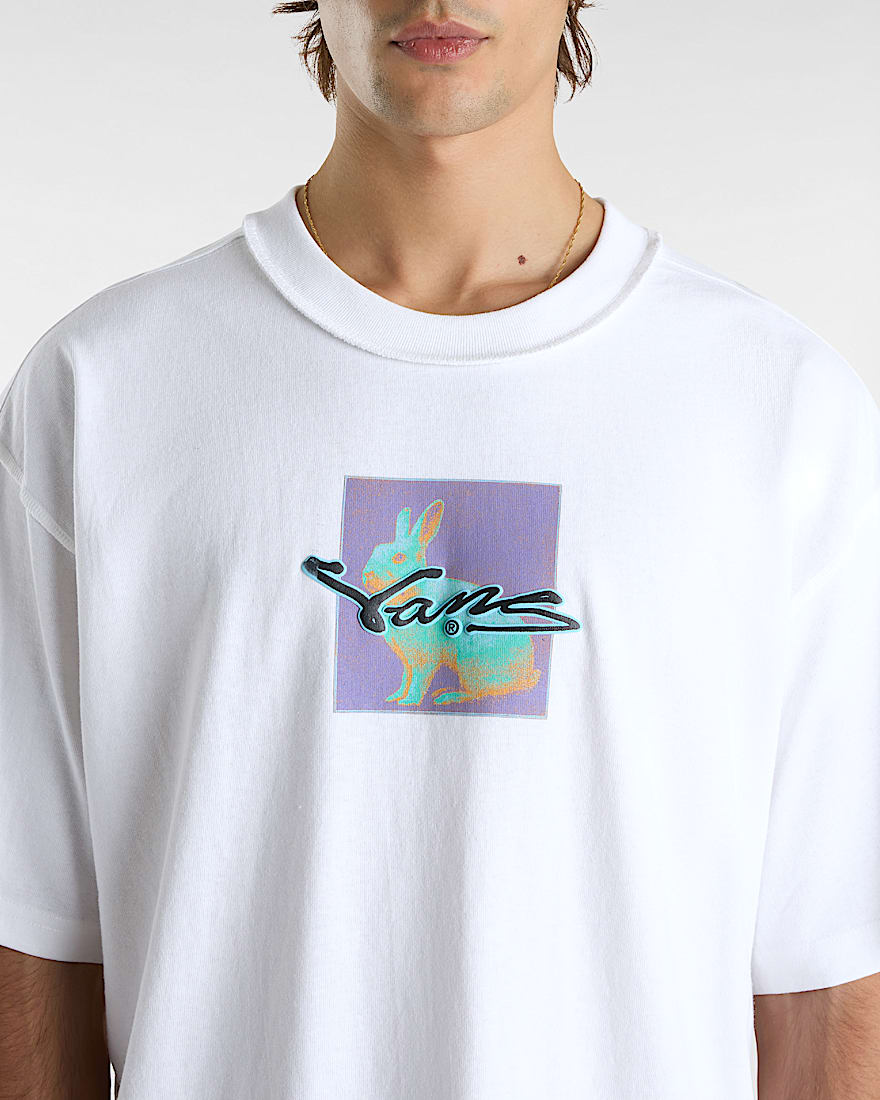 Premium Down the rabbit Hole TShirt VANS White ALT5