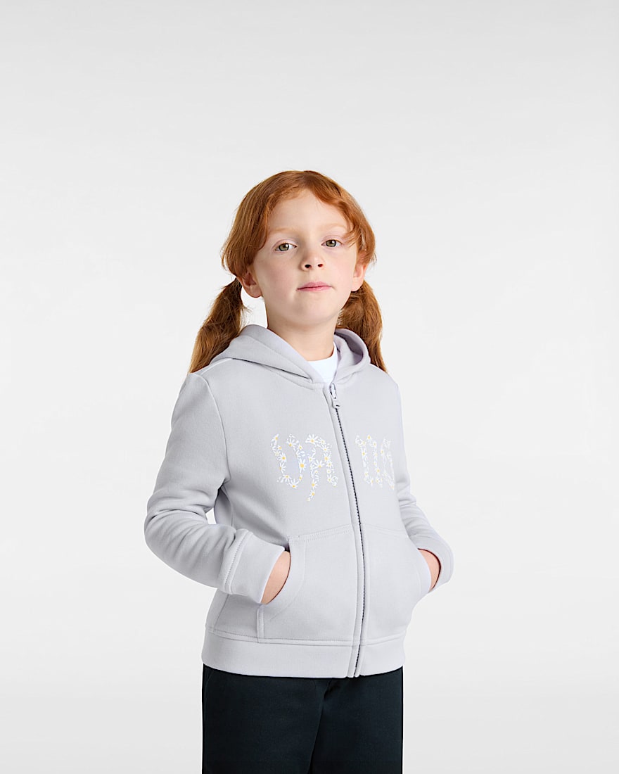 Kleine Kinder Daisy Break Hoodie 28 Jahre VANS Grau ALT2
