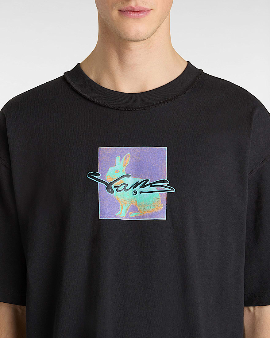 Premium Down the Rabbit Hole TShirt VANS Schwarz ALT5