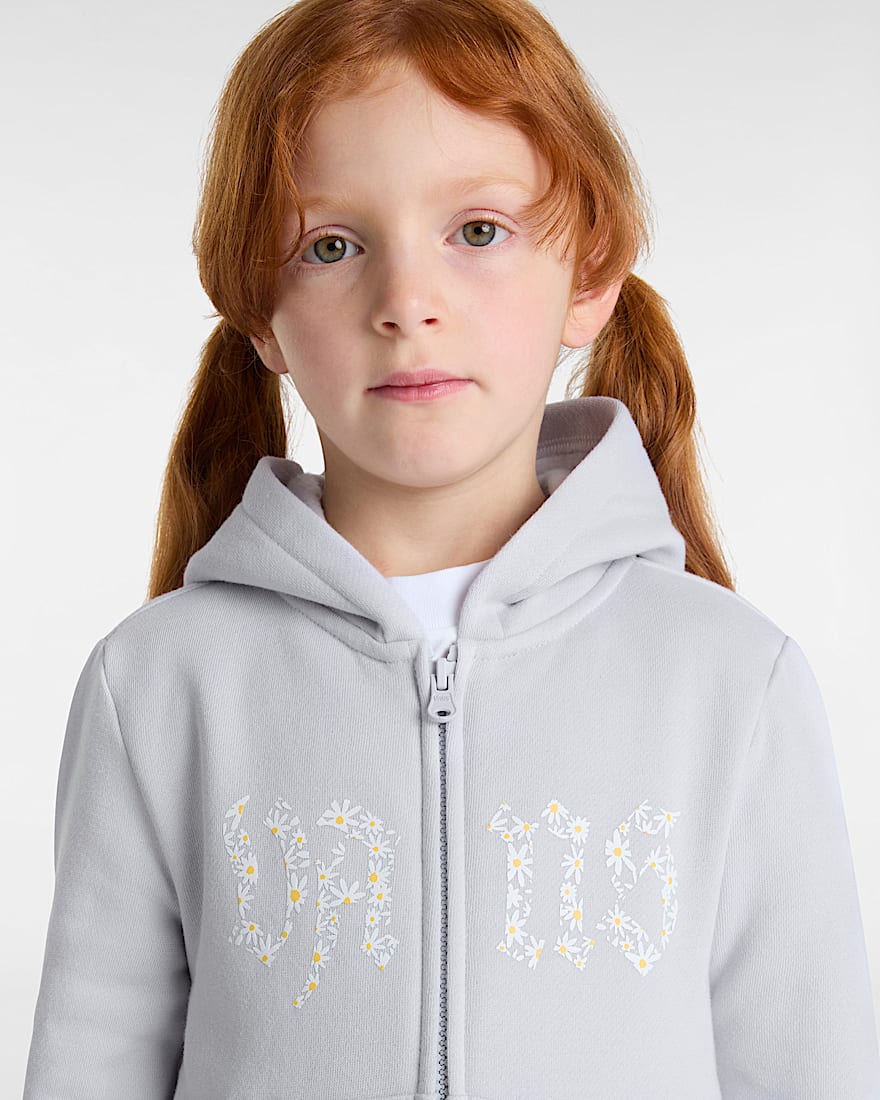 Kleine Kinder Daisy Break Hoodie 28 Jahre VANS Grau ALT6