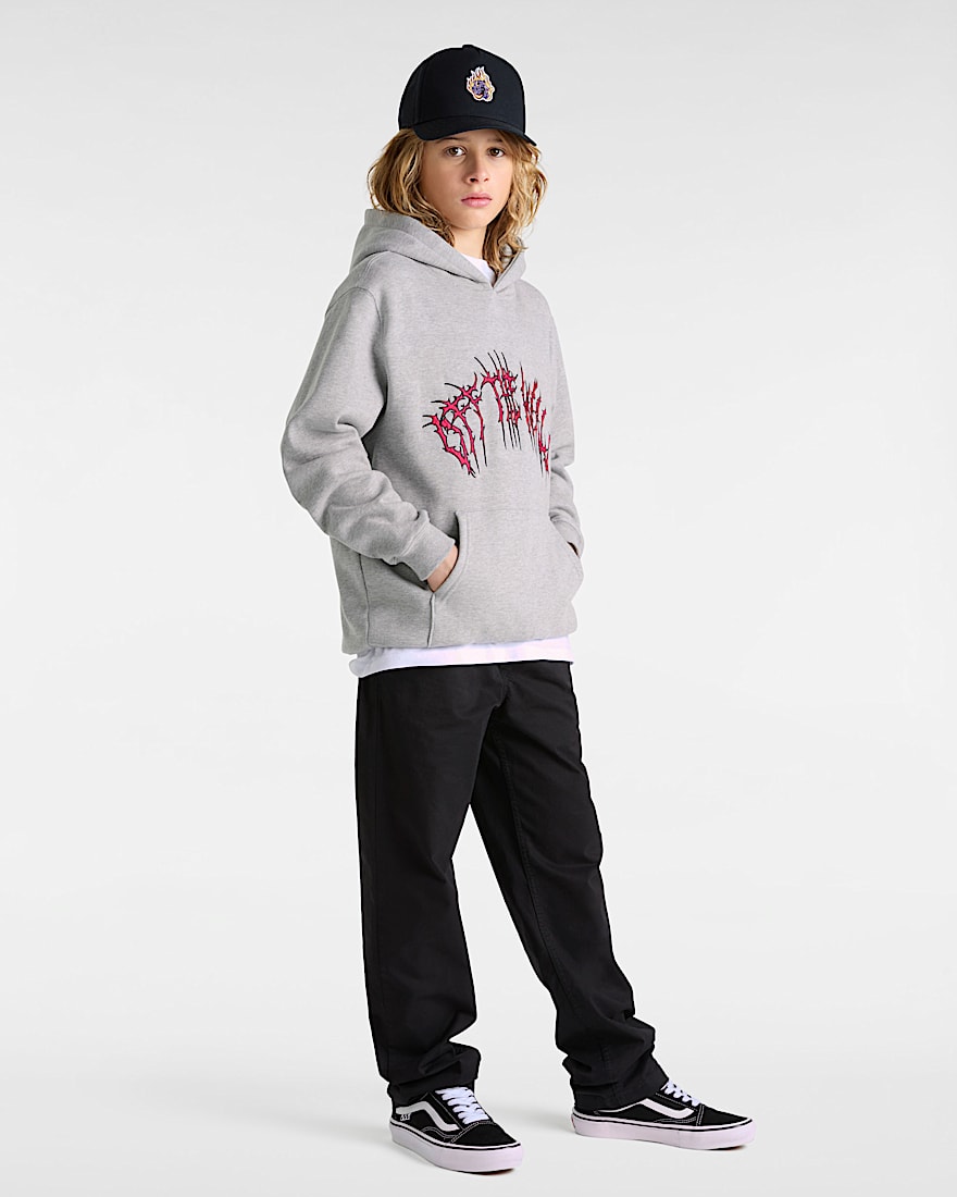 Kinder Metal Arch Hoodie 814 Jahre VANS Grau ALT5